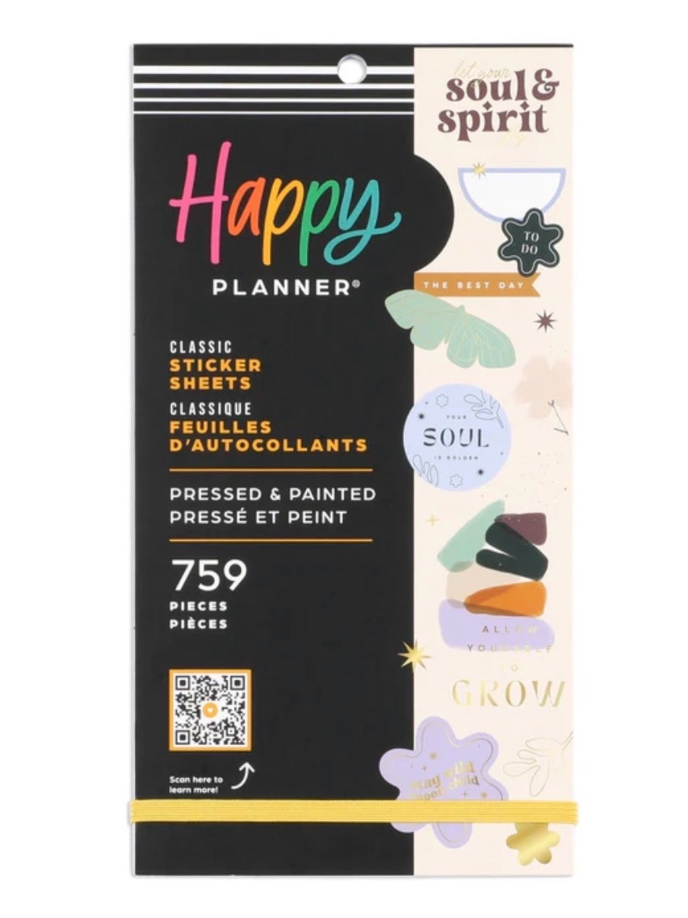 NWT-Happy Planner Classic Sticker Sheets - Pressed & Painted
